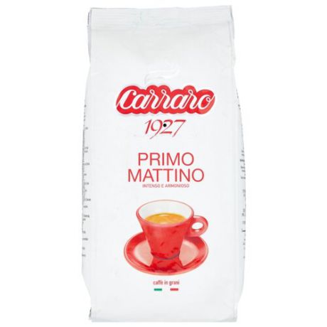 Кофе в зернах Carraro Primo Mattino, арабика/робуста, 1 кг