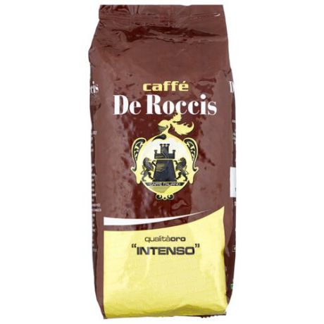 Кофе в зернах De Roccis Oro Intenso, арабика/робуста, 1 кг