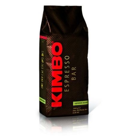 Кофе в зернах Kimbo Superior Blend, арабика/робуста, 1 кг