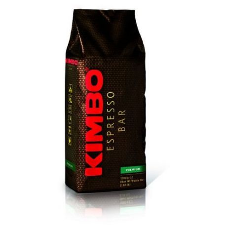 Кофе в зернах Kimbo Premium, арабика/робуста, 1 кг