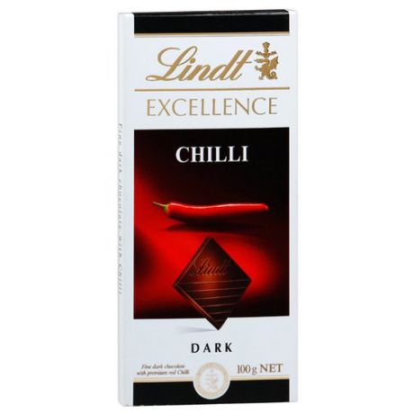 Шоколад Lindt Excellence темный с чили, 100 г