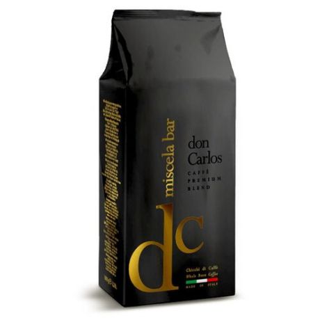 Кофе в зернах Carraro Don Carlos, арабика/робуста, 1 кг