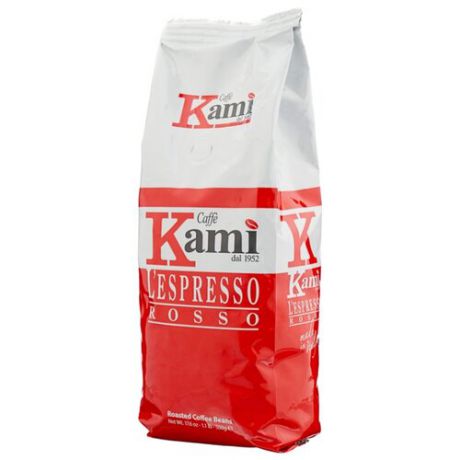 Кофе в зернах Kami Rosso, арабика/робуста, 500 г