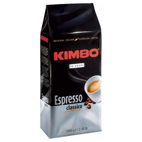 Кофе в зернах Kimbo Espresso Grani, арабика/робуста, 1 кг