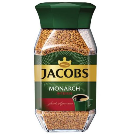 Кофе растворимый Jacobs Monarch Intense, стеклянная банка, 47.5 г