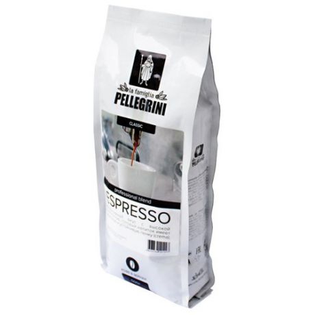 Кофе в зернах la famiglia Pellegrini ESPRESSO professional blend, арабика/робуста, 500 г