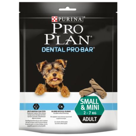 Лакомство для собак Pro Plan Dental ProBar Small&Mini для поддержания здоровья полости рта, 150 г