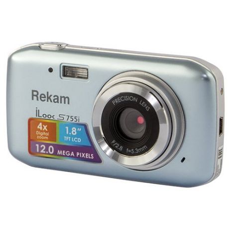 Фотоаппарат Rekam iLook S755i серый