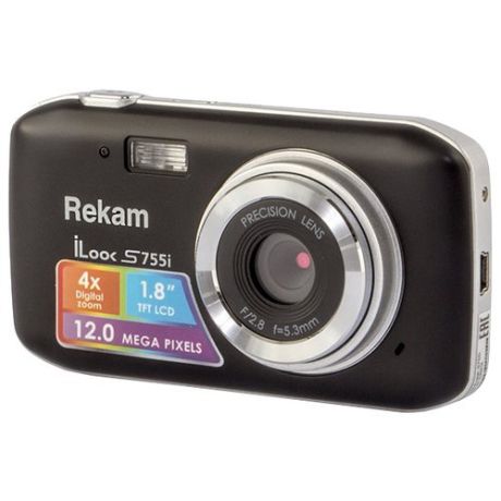 Фотоаппарат Rekam iLook S755i черный