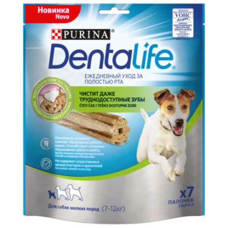 Лакомство для собак Dentalife Уход за полостью рта для мелких пород, 7 шт. в уп.