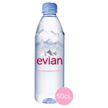 Вода минеральная Evian негазированная, ПЭТ, 0.5 л