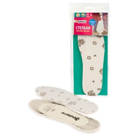 Стельки для обуви Paterra Детские белый 25-36