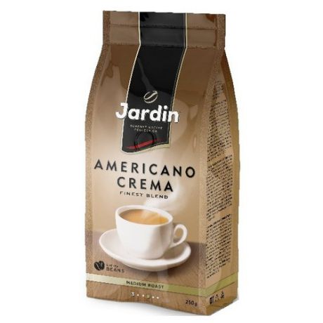 Кофе в зернах Jardin Americano Crema, арабика/робуста, 250 г