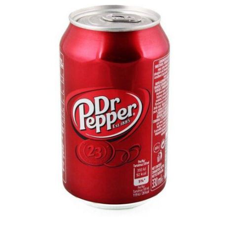 Газированный напиток Dr. pepper Classic, 0.33 л
