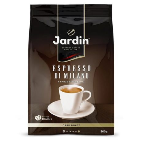 Кофе в зернах Jardin Espresso di Milano, арабика, 500 г