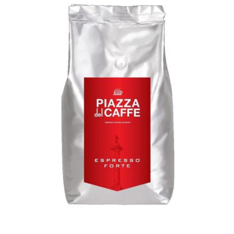 Кофе в зернах Piazza del Caffe Espresso Forte промышленная упаковка, робуста, 1 кг