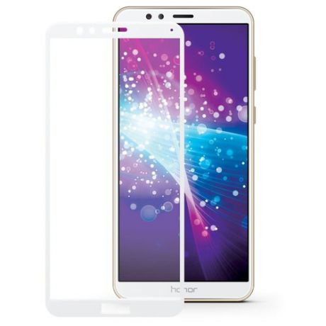 Защитное стекло Mobius 3D Full Cover Premium Tempered Glass для Honor 7X белый