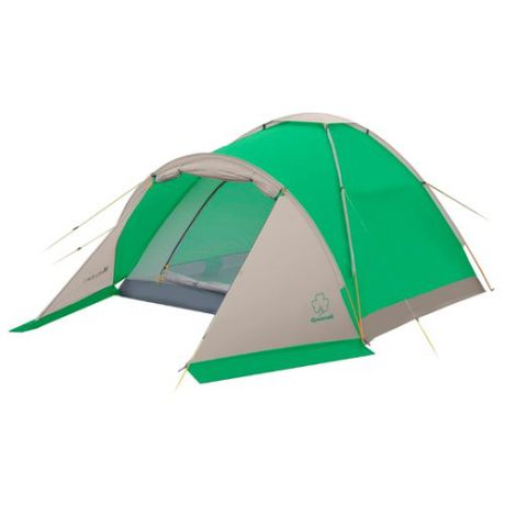 Палатка Greenell Моби 2 плюс зеленый/светло-серый