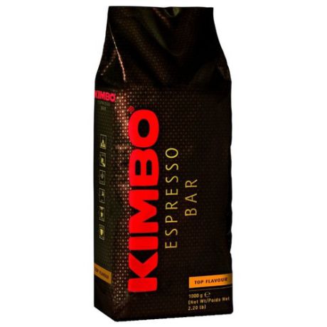 Кофе в зернах Kimbo Top Flavour, арабика, 1 кг