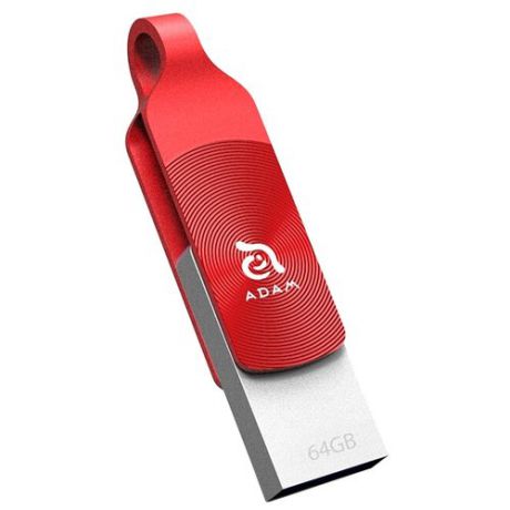 Флешка Adam Elements iKlips DUO + 64GB красный