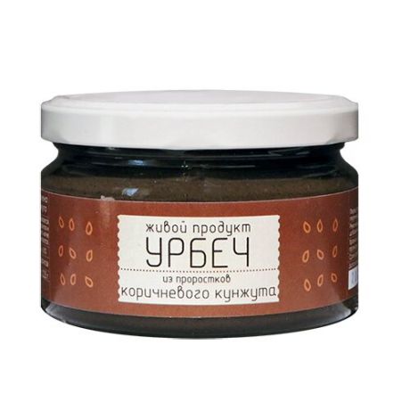 Живой Продукт Урбеч из проростков семян коричневого кунжута, 225 г