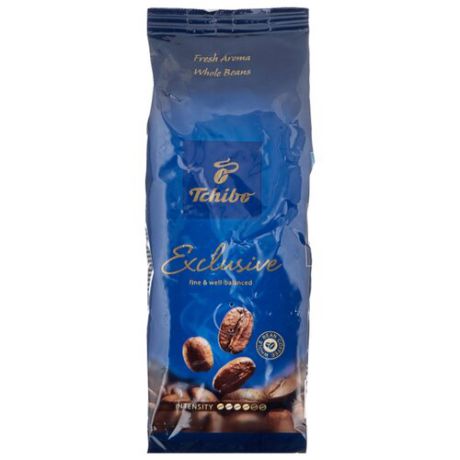 Кофе в зернах Tchibo Exclusive, арабика/робуста, 250 г