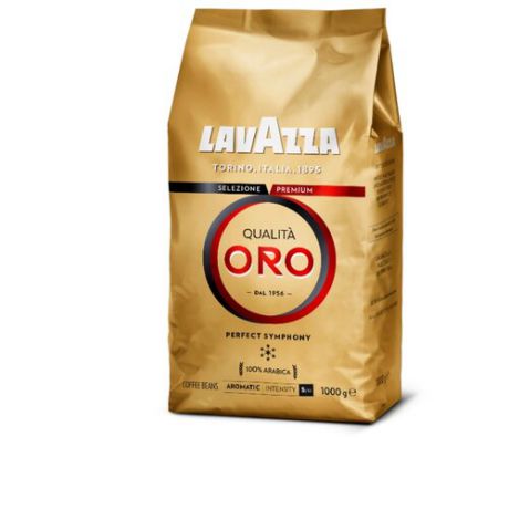 Кофе в зернах Lavazza Qualita Oro, арабика, 1 кг