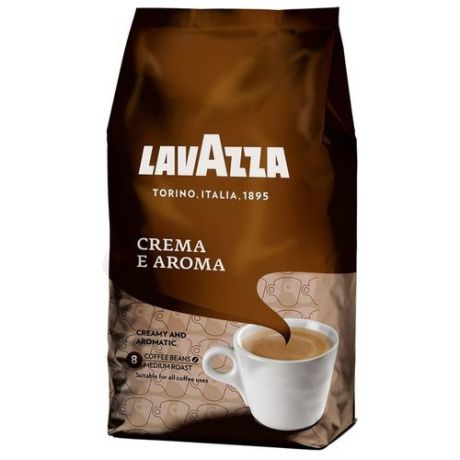 Кофе в зернах Lavazza Crema e Aroma, арабика/робуста, 1 кг