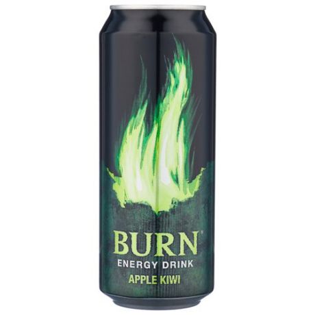 Энергетический напиток Burn Яблоко-киви, 0.5 л