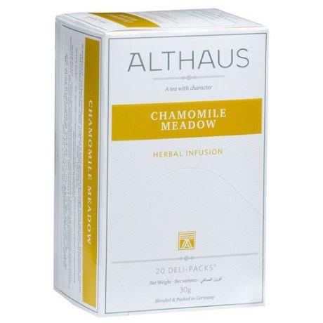 Чай травяной Althaus Chamomile Meadow в пакетиках, 20 шт.