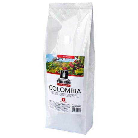 Кофе в зернах la famiglia Pellegrini COLOMBIA, арабика, 1 кг