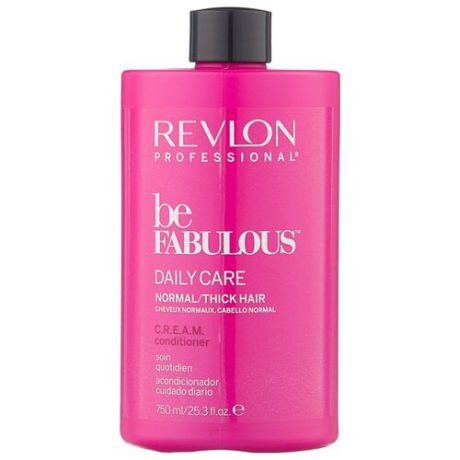 Revlon Professional кондиционер для волос Be Fabulous Daily Care Normal/Thick Hair C.R.E.A.M., 750 мл