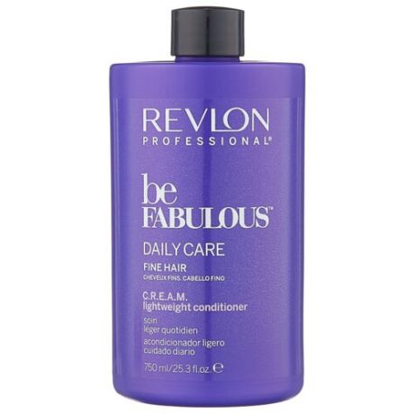 Revlon Professional кондиционер для волос Be Fabulous Daily Care Fine Hair C.R.E.A.M. lightweight, 750 мл