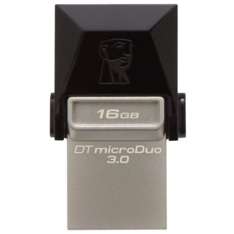 Флешка Kingston DataTraveler microDuo 3.0 16GB черный