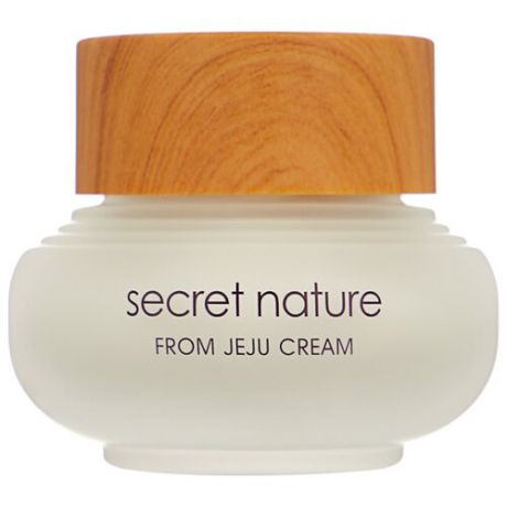 Secret Nature From Jeju Cream Увлажняющий крем для лица с экстрактом зелёного чая, 50 мл