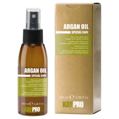 KayPro Argan Oil Масло-спрей с аргановым маслом против сухости волос, 100 мл