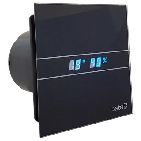 Вытяжной вентилятор CATA E-100 GTH BK, черный 8 Вт