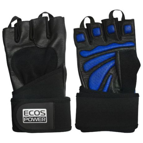Перчатки ECOS Power 2006 черный/синий L