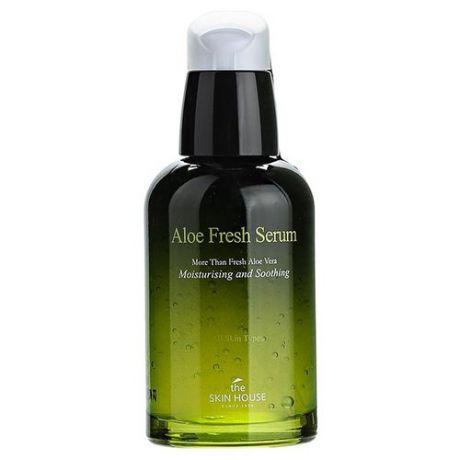 The Skin House Aloe Fresh Serum Увлажняющая и успокаивающая сыворотка для лица с экстрактом алоэ, 50 мл