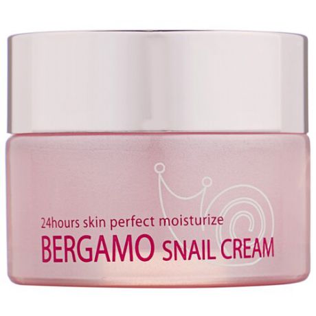 Bergamo Snail Cream Крем для лица с муцином улитки, 50 г