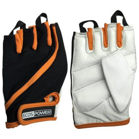 Перчатки ECOS Power 2311 оранжевый/черный/белый L