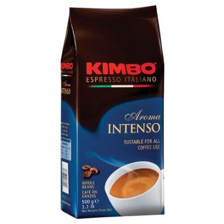 Кофе в зернах Kimbo Aroma Intenso, арабика/робуста, 500 г