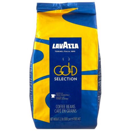 Кофе в зернах Lavazza Gold Selection, арабика/робуста, 1 кг