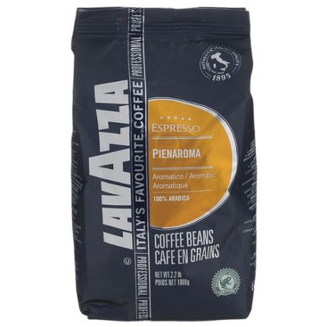 Кофе в зернах Lavazza Pienaroma, арабика, 1 кг