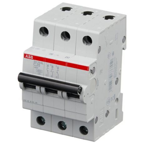 Автоматический выключатель ABB SH203L 3P (С) 4,5kA 25 А