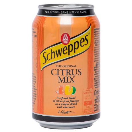 Газированный напиток Schweppes Citrus Mix, 0.33 л