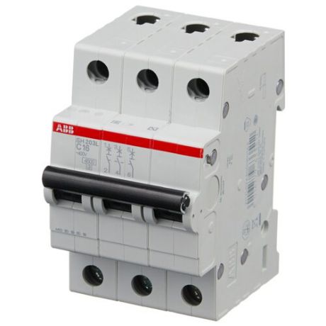 Автоматический выключатель ABB SH203L 3P (С) 4,5kA 16 А