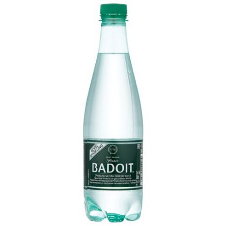 Вода минеральная Badoit газированная, ПЭТ, 0.5 л