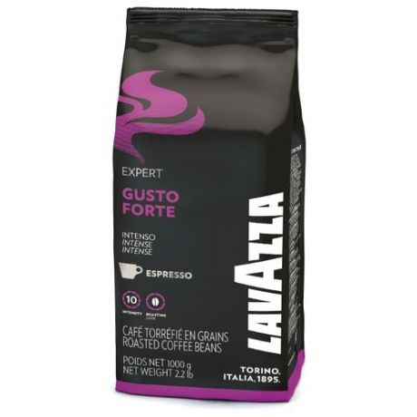 Кофе в зернах Lavazza Gusto Forte, робуста, 1 кг
