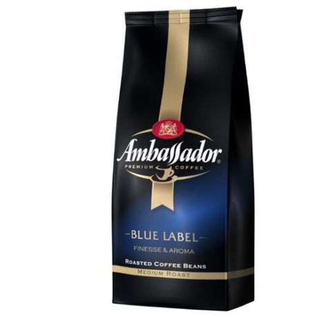 Кофе в зернах Ambassador Blue Label, арабика, 1 кг